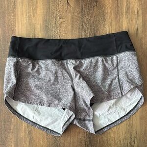 Lululemon Speed Up shorts Heather Lux Multi Black/Black 4